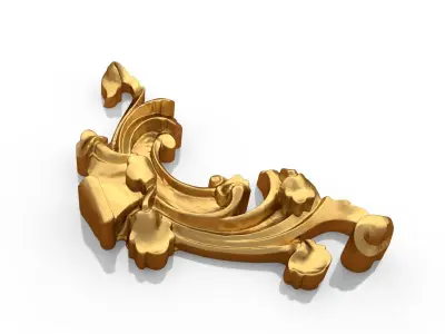 Classic decor ornament 136 3D model
