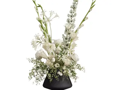 Flower In Vase 72 3D model