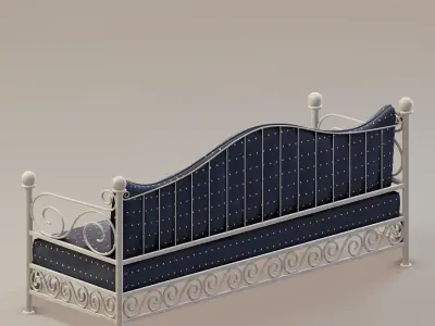Metal daybed frames 3D model