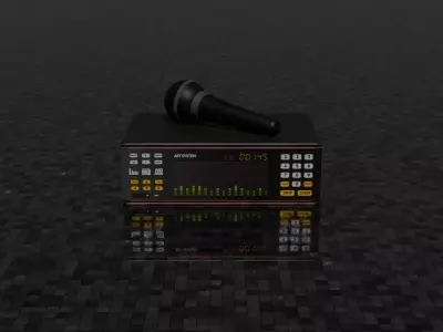 GAME READY KARAOKE ASSET Free low-poly 3D model