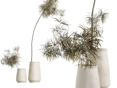 2 POT COCOJAR-M-WHIT Tine K home 3D model
