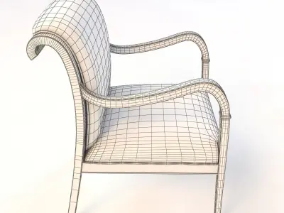 Consulate Pull Up Armchair 78223 3D model