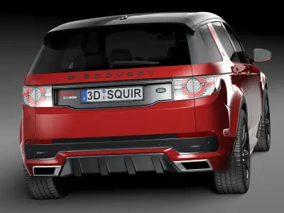 Land Rover Discovery Sport Dynamic 2016 3D model