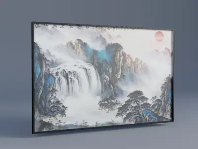 Photo Frame Low-poly 3D model