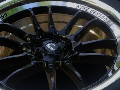 Cosmis Racing XT206R with Toyo Tires 3D model