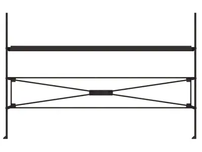 Steel Scaffolding Structure Free 3D model