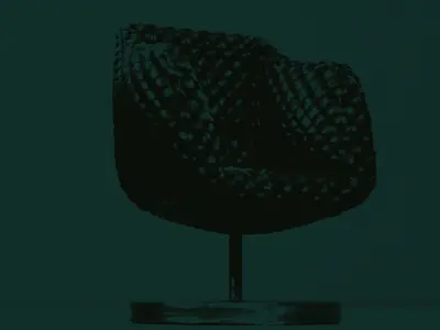 3D luxury couch 3D model
