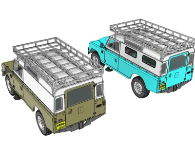 LR series 3 109 hard top version for 1 to 10 RC 3D print model