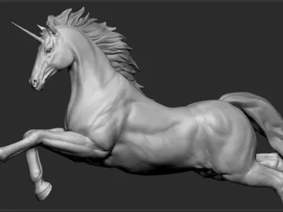 Unicorn - Figurine 3D model