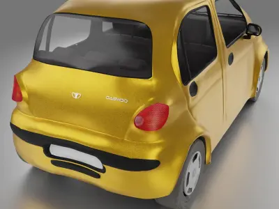 Daewoo Matiz Mark 2 Car Free 3D model