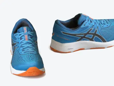 Footwear ASICS - 3d Model Low-poly 3D model
