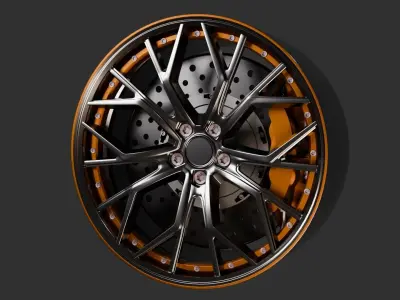 Brixton Forged Wheel Rim 3D model
