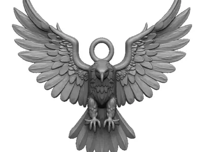 eagle pendant 3D print model