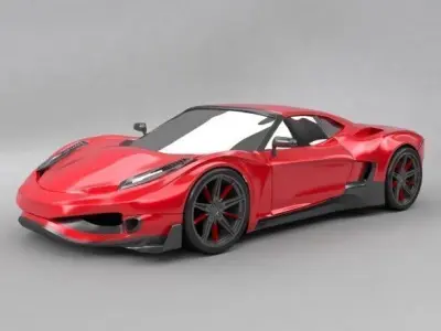 Supercar concepts collection 3D Model Pack