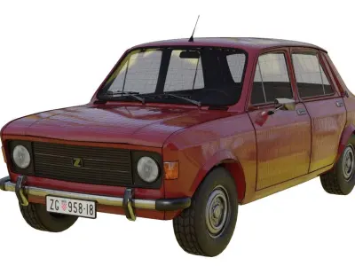Stojadin Zastava 101 Car  3D model