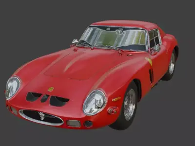 1962 Ferrari 250 GTO  3D print model