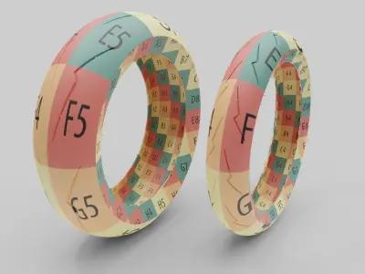 Pirelli Supercorsa SP V2 Motorcycle Tires 3D Models 3D model