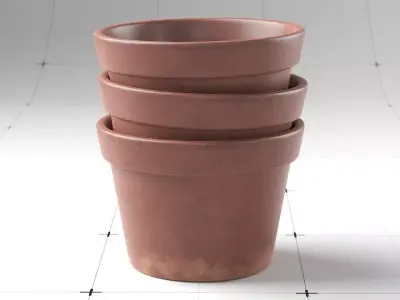 Flower Pot 3D Model 3D model