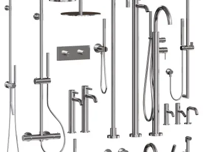 Fantini Nostromo faucet set 3D model