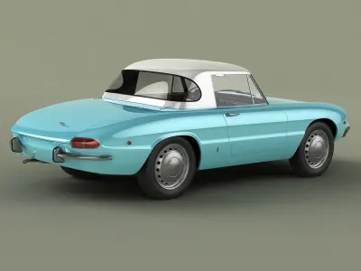 Alfa Romeo Duetto Hardtop 3D model