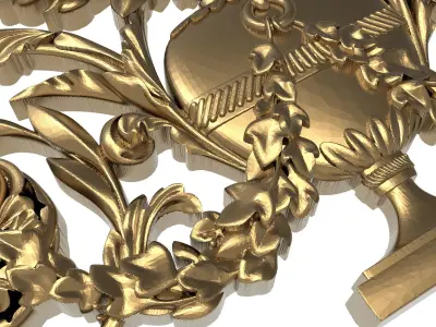  decorative pattern ready for 3D printing 3D model 304