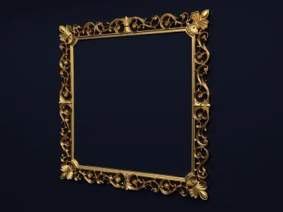 Frame mirror 3D model 10 3D model