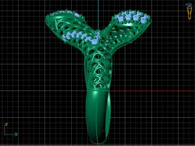 Two Head Women Ring 3DM Womens Ring 3d models 3D print model 3D print model 19