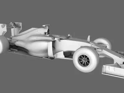 F1 Force India Mercedes VJM08 Season 2015 3D model