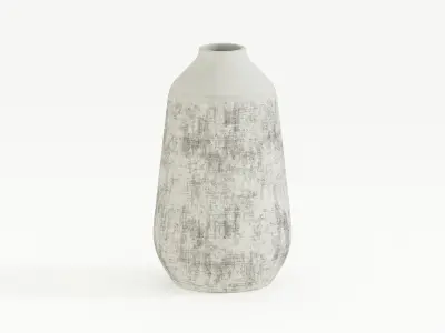 Botanical Grungy Vase 3D model
