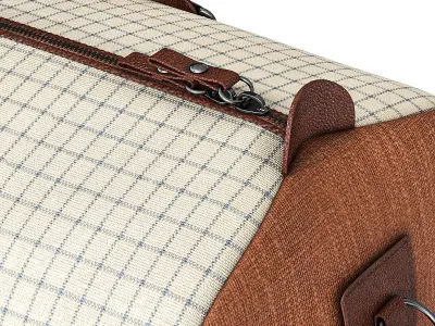 Luxury Bag With Handles 3D model