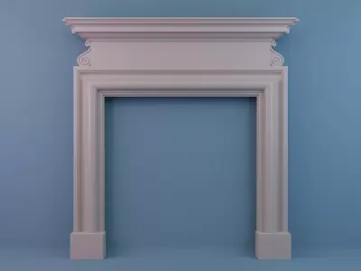 Georgian style fireplaces series No1 3D model