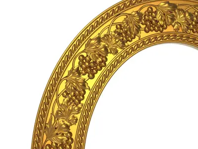 carved frame 3D model 84
