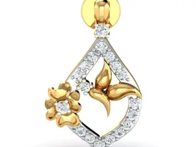 Diamond Locket Set 3D print model 8
