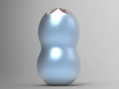 Zon Vase Low-poly 3D model