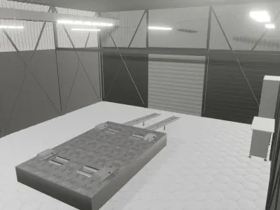 Tuning Car Service 3D model