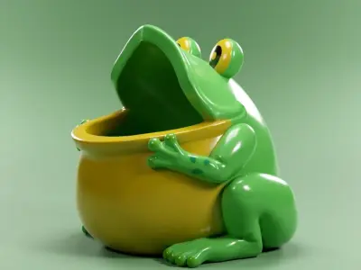Frog Decor 3D print model