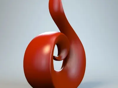 Abstract Figure m037 P 3D print model