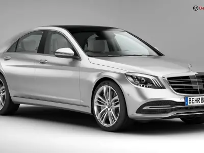 Mercedes S Class 2018 3D model