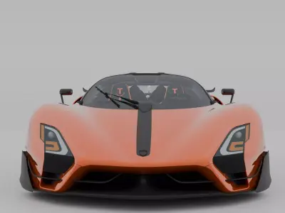 SSC Tuatara Striker 3D model