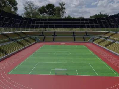 Olympic Stadium Low-poly 3D model purchase