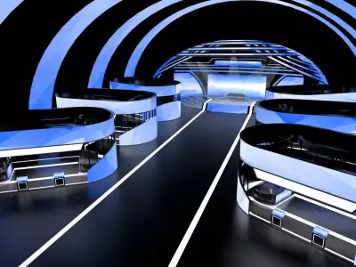 Virtual Stage 3d Model 3D model