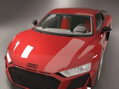 Audi-Car 3D Model audi sports car 3D model