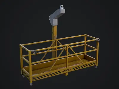Window Cleaning Platform 3D model