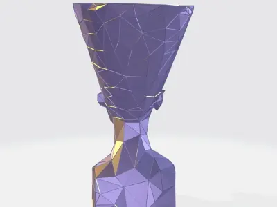 Nefertiti WIREFRAME VORONOI WIREMESH MESH 3D print model