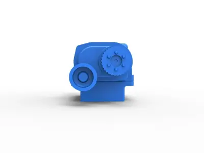 Supercharger Scale 1 to 25 3D print model