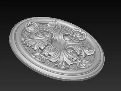 Ceiling Relief 6   3D model 3D print model