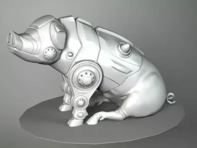 ROBOT PIG 3D model