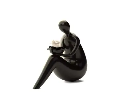 Chic Cute Statue 3D model