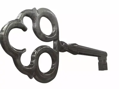 Ornamental key 5 3D model
