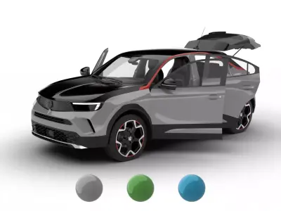 Vauxhall Mokka 2021 HQ 3d model 3D model